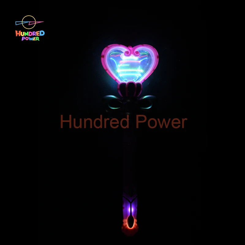 Led Light Up Mermaid Doll Spinner Wand Spinning Toy Princess Costume