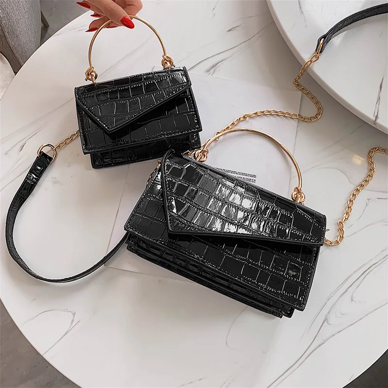 

New Arrivals Mommy And Me Purses Stone Pattern Women Girls Mini Bags Handbags Matching Chain Leather Mother Daughter Purse