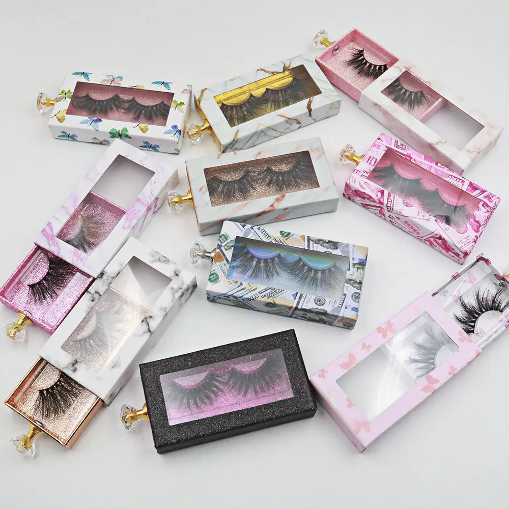 

Ready To Ship Summer New Style Eyelash With Packaging 25mm Lashes 3d Wholesale Vendor 100% Siberian Mink Eyelashes