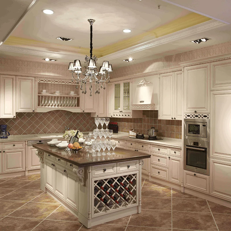 American Standard L Shaped Modular Kitchen Design