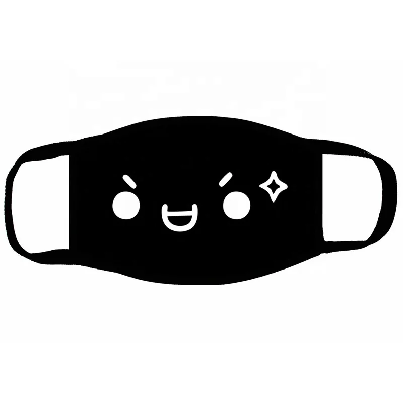 
Good Quality 3 Layers Washable Reusable Cotton Mask Custom Logo Fashion Kpop Mouth Masks 