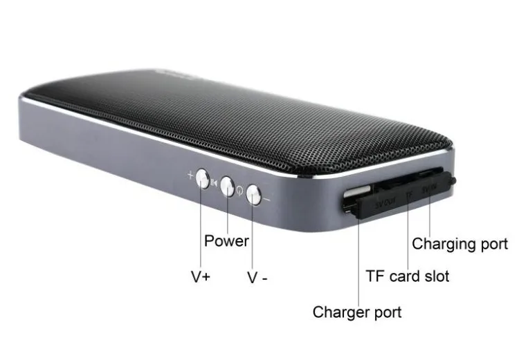 New launch wholesale market factory price portable mini Outdoor waterproof Wireless bluetooth speaker with power bank - ANKUX.COM
