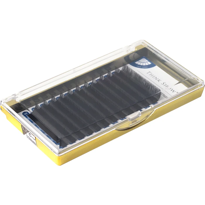 
Factory supply wholesale J B C CC D DD L Curl private label silk eyelashes extension with cheap price 