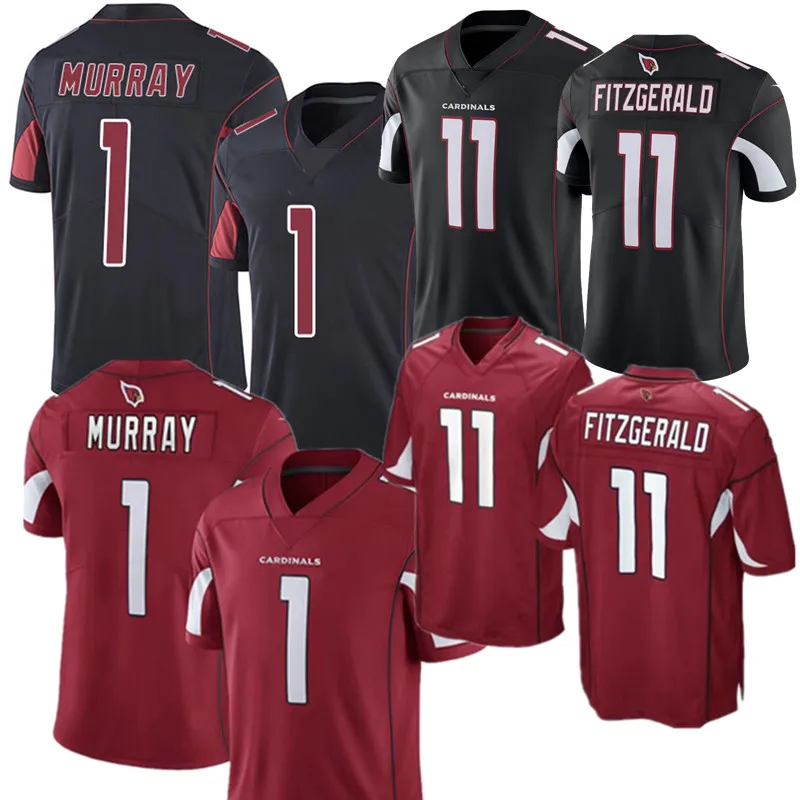 

1 Kyler Murray Jersey 11 Larry Fitzgerald Football Jerseys stitched Logos 31# Johnson