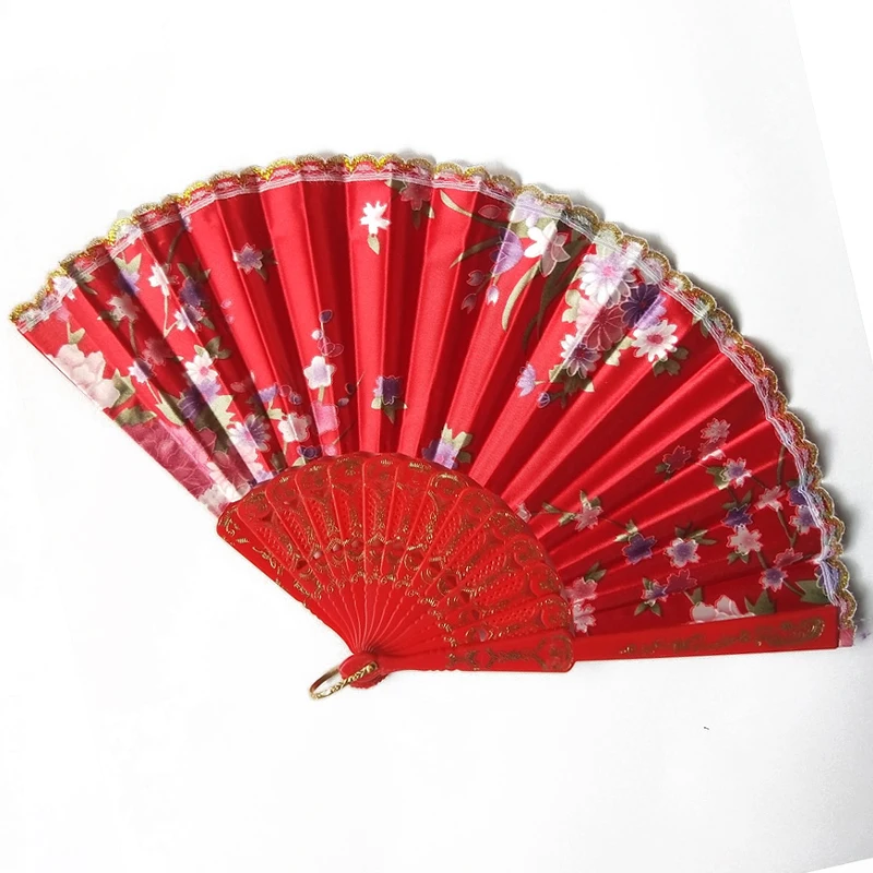 

High quality support custom logo hand fan custom printed folding logo bamboo hand fan, Solid