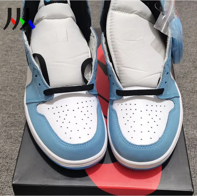 

2021 fashion high top aj basketball sport running university blue naik shoes