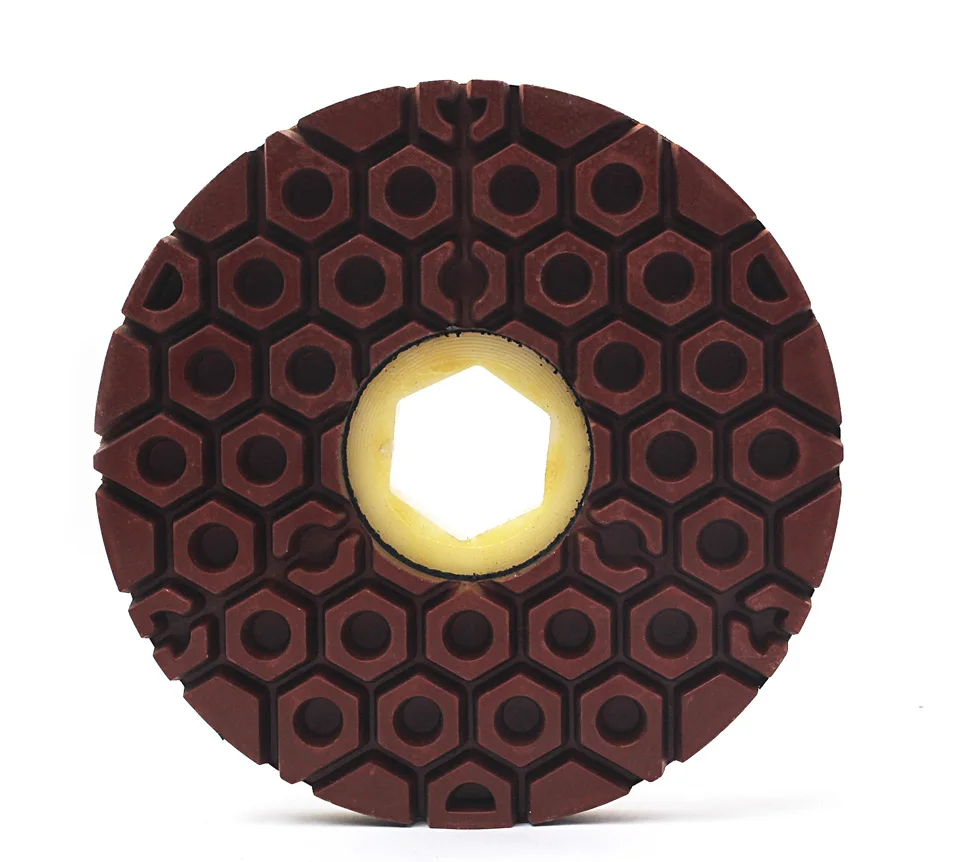 Honeycomb Hex Diamond Copper Resin Bond Polishing Pad For Concrete ...