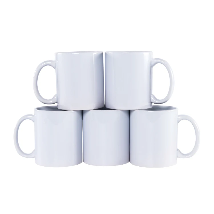 

Wholesale Custom Logo Made Plain 11Oz Sublimation White Blank Ceramic Mugs