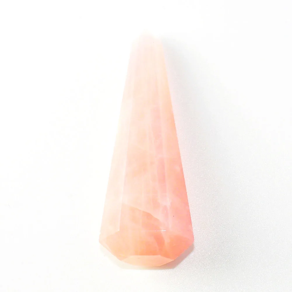 

New Design Luxury Ring Cone Natural Pink Rose Quartz Crystal Jewelry Stand Jewelry Tree Stand Holder Ring Holder