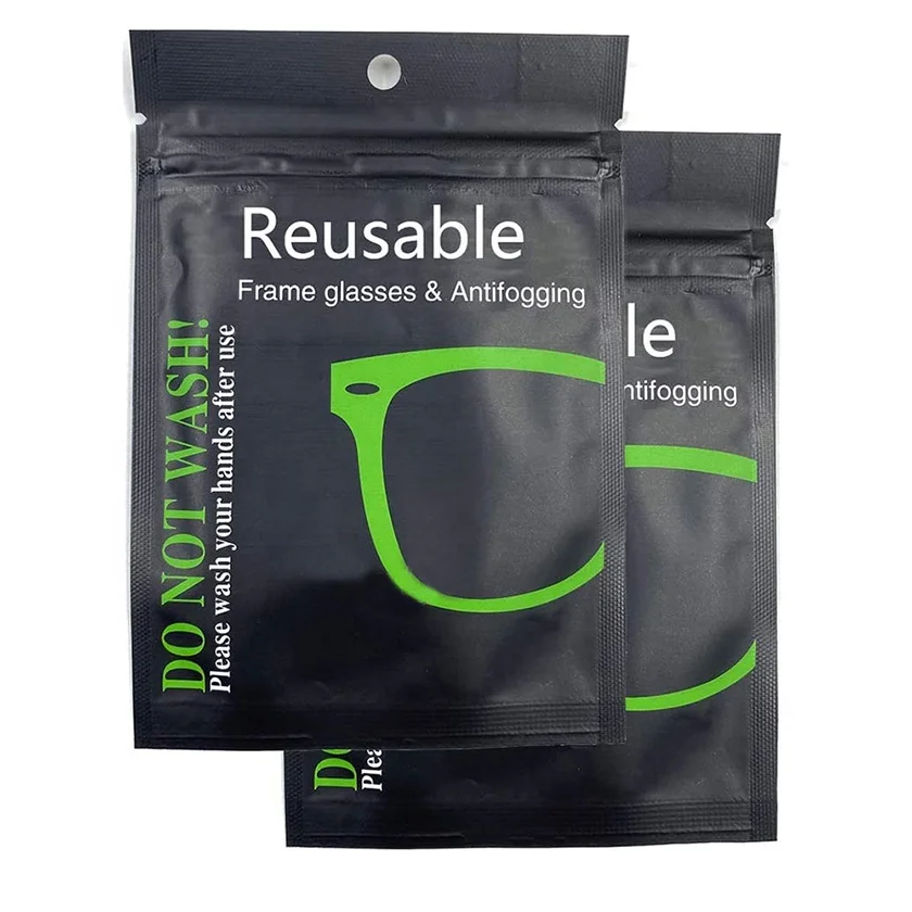 

Custom High Quality Reusable Microfiber Anti Fog Cleaning Cloth, Customized color