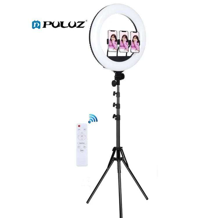 

High Quality Ring Lights 3200-5600K Professional Photography Led 18 inch Ring Light with 1.8m Tripod Stand Remote