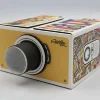 Power-free installation portable paper projector for home cinema theater