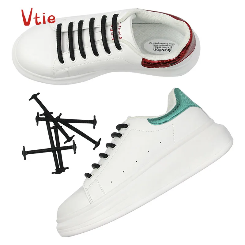 

2019 Hot selling silicone shoelaces shoelaces accessories cordones de silicona para zapatilla New design, 13 colors