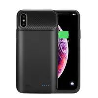 

WELUV Hot Selling Amazon Full 5000mAh Extended Power Bank Backup Cell Phone Cover Protective Battery Case For iPhone X