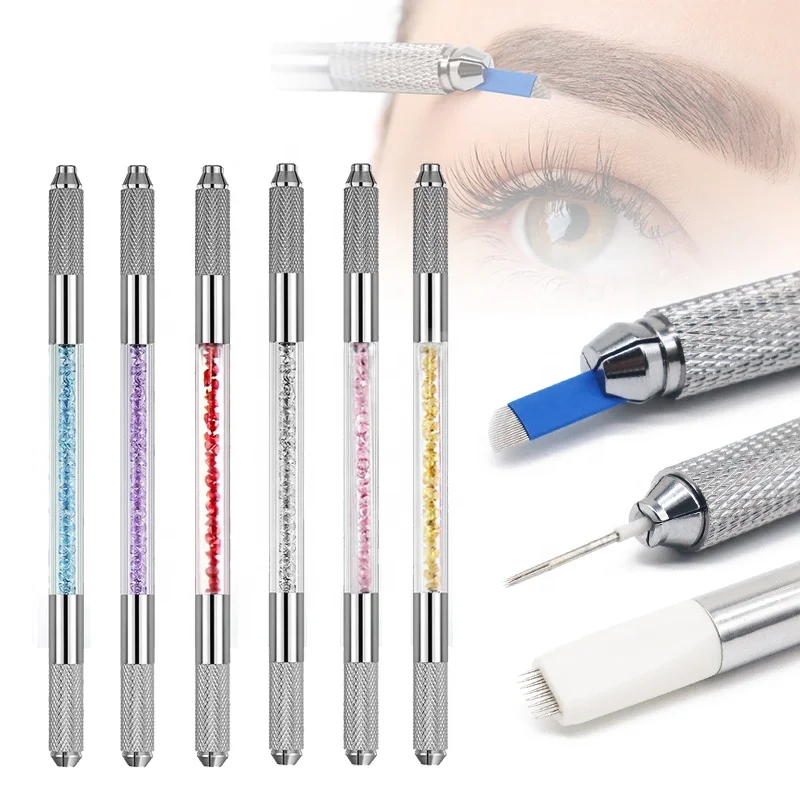 

Wholesale Double-headed Microblading Manual Pen for Permanent Eyebrow Makeup