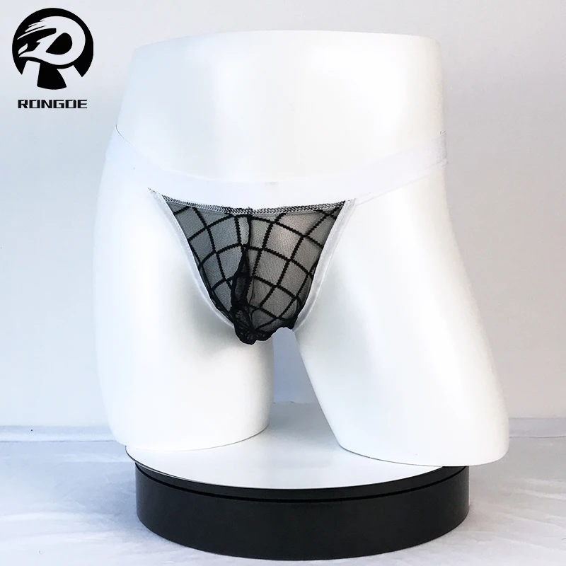 

2021 custom one piece men's sexy underwear g-string brief brave person t back breathable tight men thong, Black