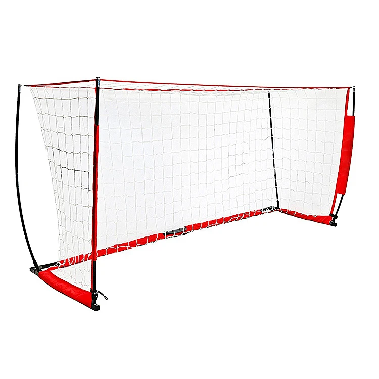 High Quality Portable Folding 8FT  Football  Soccer Doors Gate Goal Net Post And Soccer Training Practice Net equipment