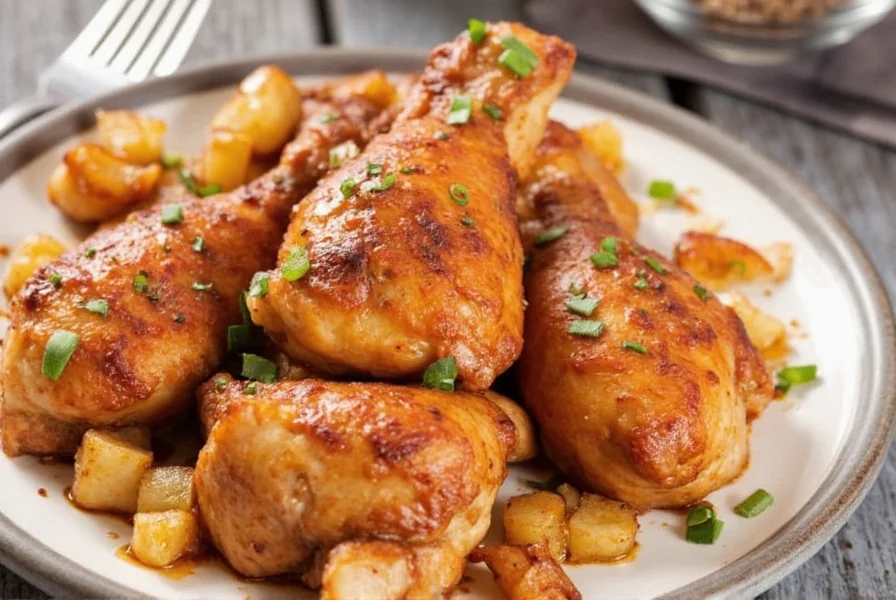 Grilled marinated chicken leg quarters on a barbecue grill