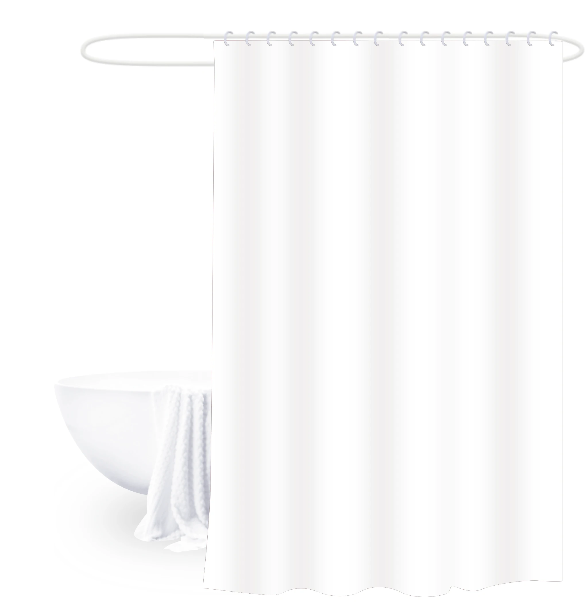 

Low MOQ Plastic Bathroom Curtains 180*180 CM PEVA Waterproof Mildew-proof Shower Curtain For Home Hotel