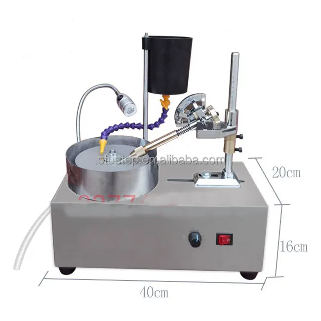 

LS-0063 New Design 6 Inch Lapidary Flat Lap with Adjustable Speed for Jewel Making Gem Cutting Grinding Polishing Machine