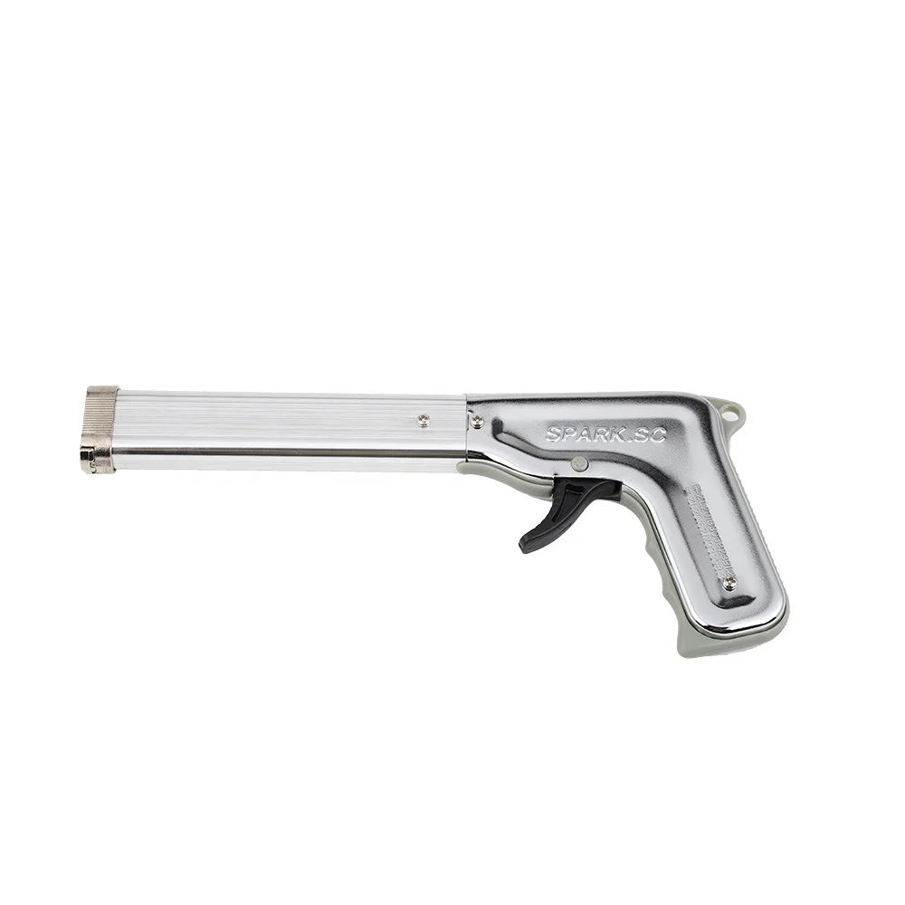 

Hot new cheap Install a lighter kitchen gun lighter metal, Silver / black