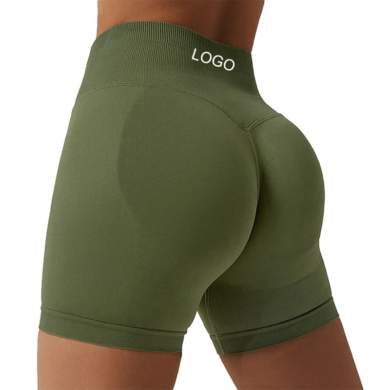 

Quick Dry Seamless High waist Gym Tight Athletic Shorts Fitness Running Yoga Workout Shorts For Women