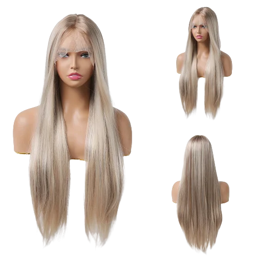 

BVR 26 Inches Wigs Synthetic Hair Lace Front Soft Fiber Wholesale Synthetic Lace Front Wig
