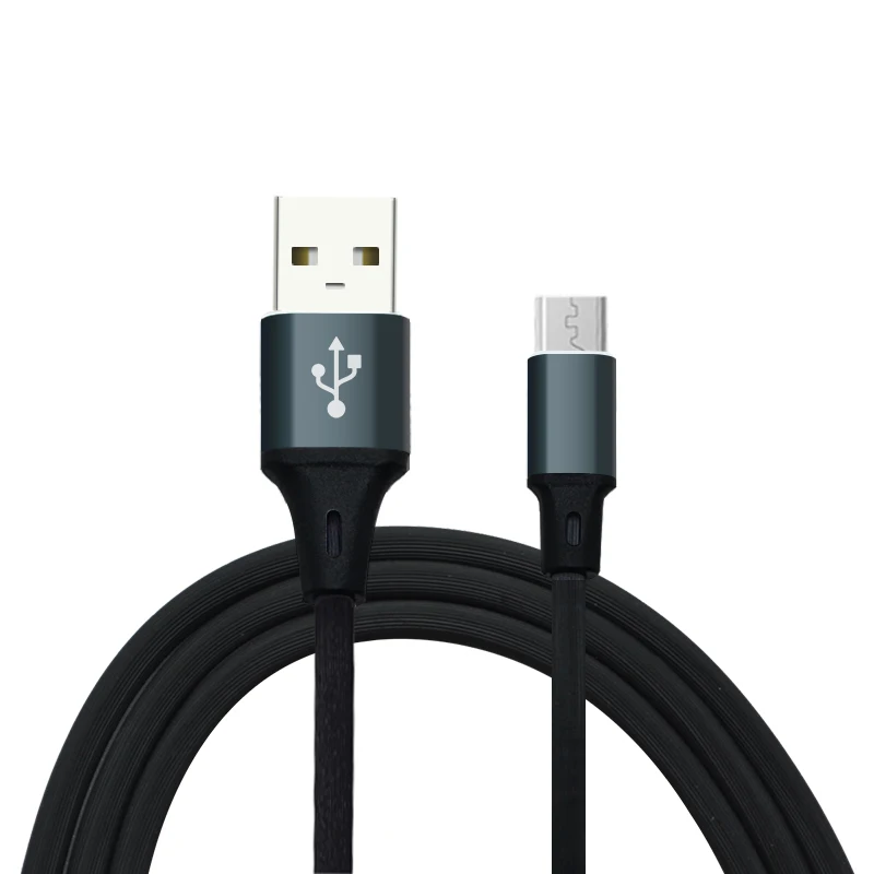 High Quality 1m 2m 3m Fast Charging Metal Head Nylon Braided Micro Usb Cable For Samsung - ANKUX.COM