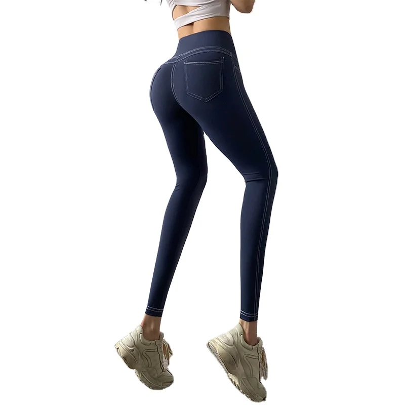 

Mitaogirl Wholesale High Waist Seamless Sports Fitness Clothes Running Workout Leggings For Women