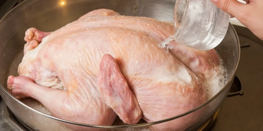 chicken with salt on it