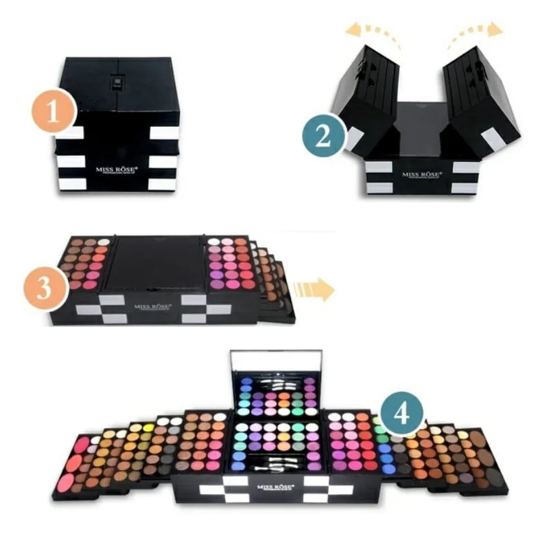 

Ready To Ship 148 colors Professional big Complete Makeup Palette