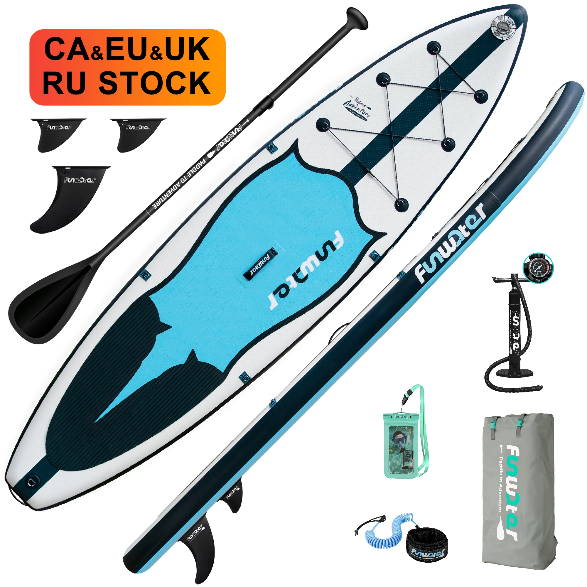 

FUNWATER Dropshipping OEM surfboard sup portable surfboard wholesale isup paddle board weihai china sup