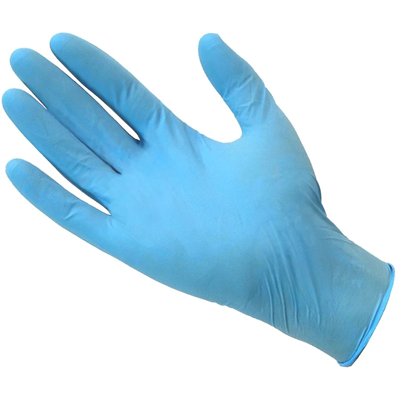 2020 CE FDA disposable Safety PVC Medical powder-free Nitrile gloves, Natural Latex Medical Examination InStock Nitrile gloves