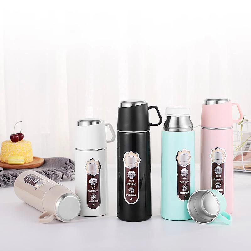 Hot Sale 500ML Insulation 316 Stainless Steel Vacuum Flask Thermos Travel Coffee Mugs Sport Water Bottle with Drinking Lid