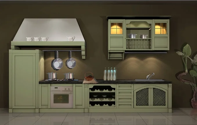 luxury kitchen customized solid wood kitchen cabinets,altar designs