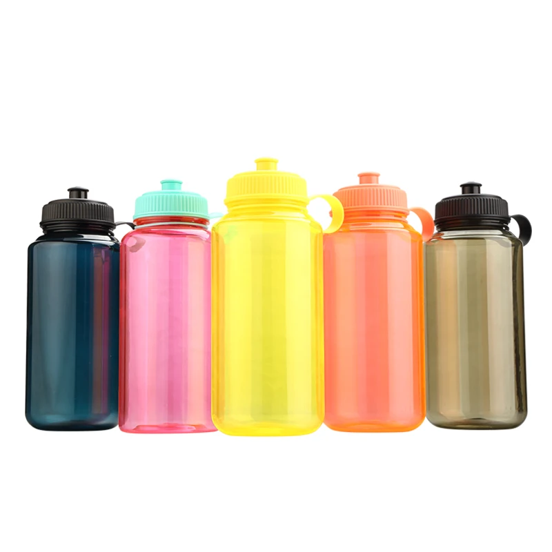 

1000Ml Fitness Jug Sports Large Tritan Plastic Drinking Water Bottle With Handle