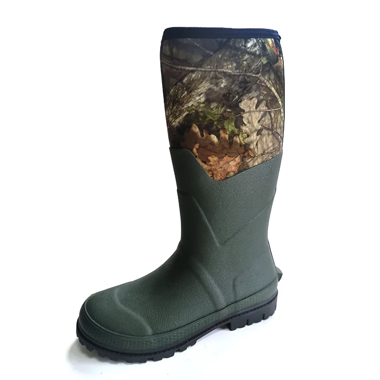 
High-Quality Wholesale Waterproof Neoprene Rubber Hiking Shoes Hunting Boots for Men 