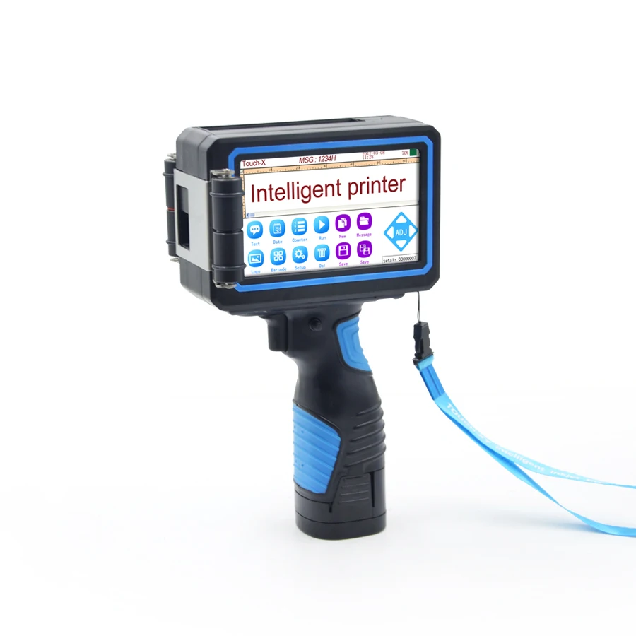 

2019 Portable hand jet Printer Time Date Handheld Batch Code Printer Inkjet
