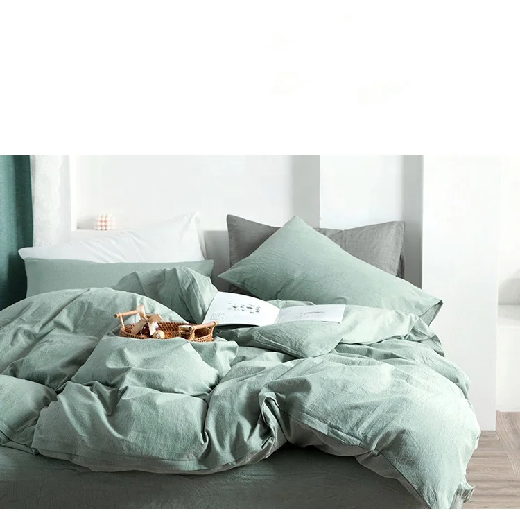 Wholesales Hemp Bedding Home Textile Bed Linen Sheets/ Queen Size