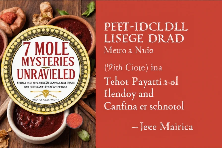 Various brands of ready-made mole products