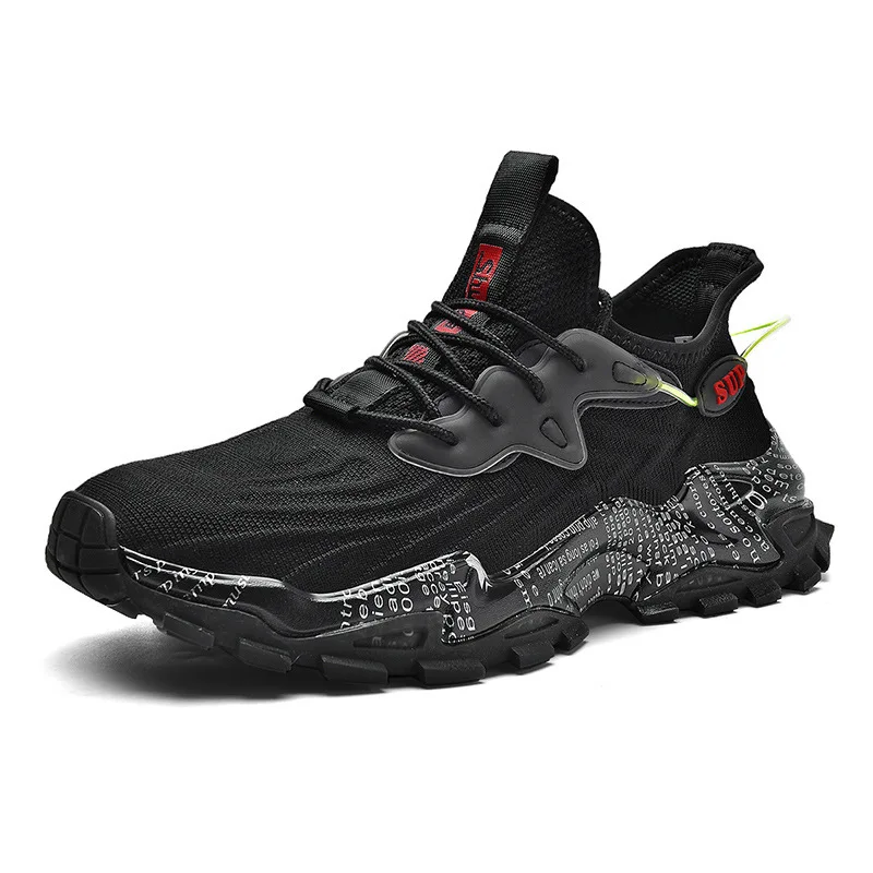 

New style casual shoes summer fly woven breathable sports men's shoes, 3 colors