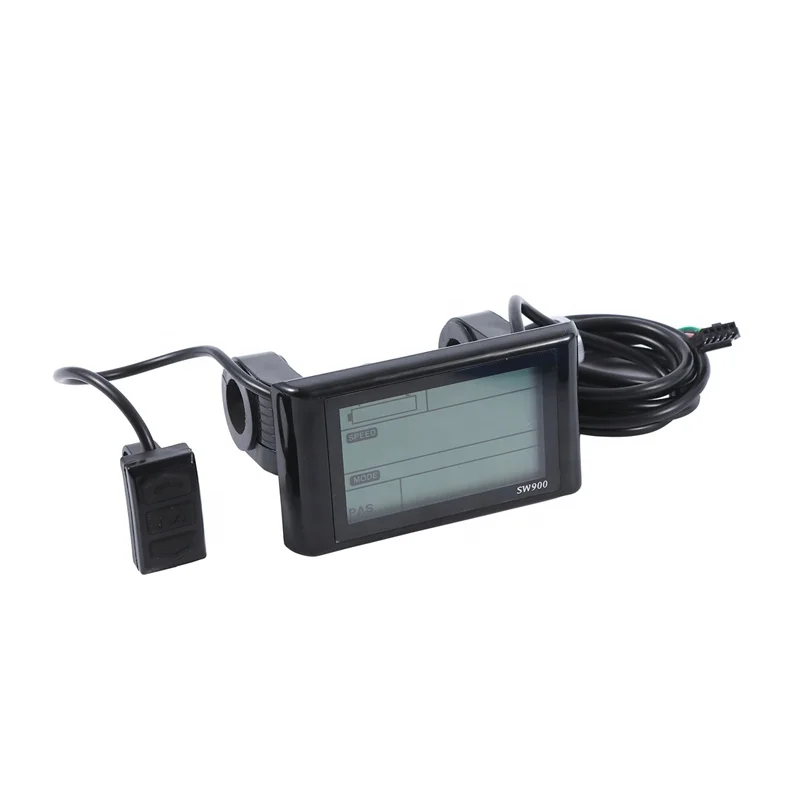 

Most Popular SW900 LCD Display for Electric Bike Electric Scooter, Black