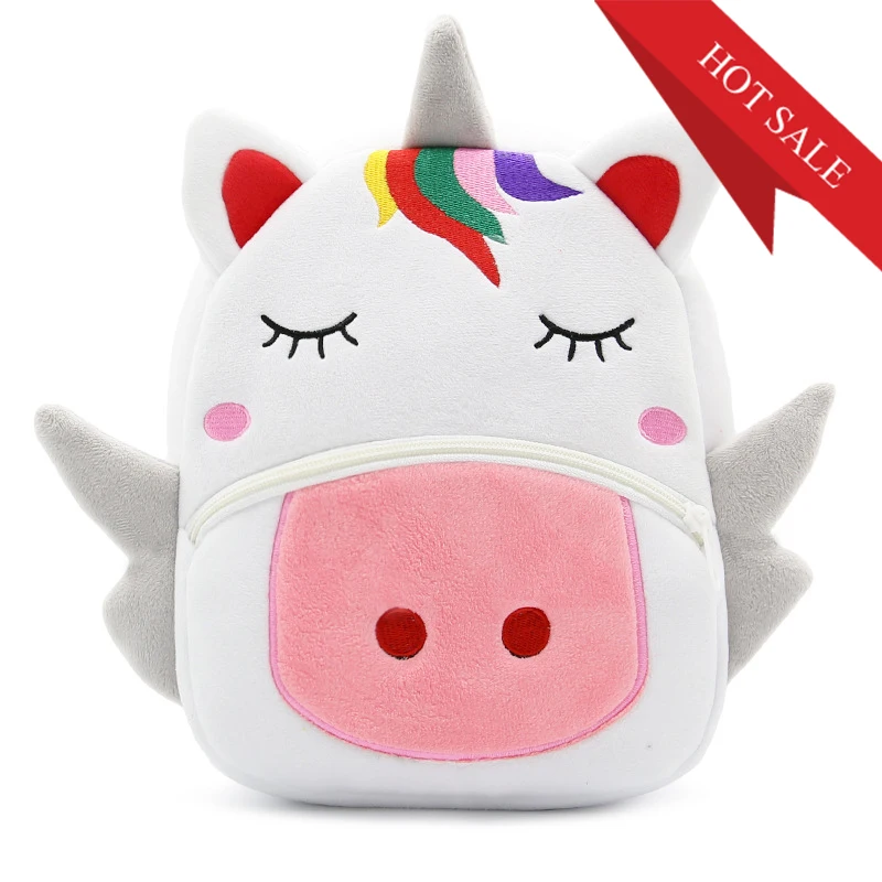 Polyester unicorn backpack kids school unicorn bag