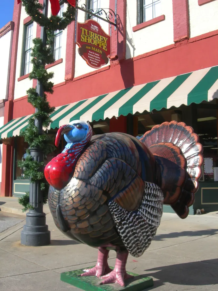 Giant Turkey Sculpture,Fiberglass Resin 
