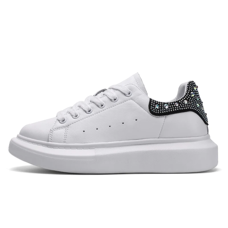 

Reasonable Price 2021 Women's New Casual Platform Students Sport Walking Small White Shoes