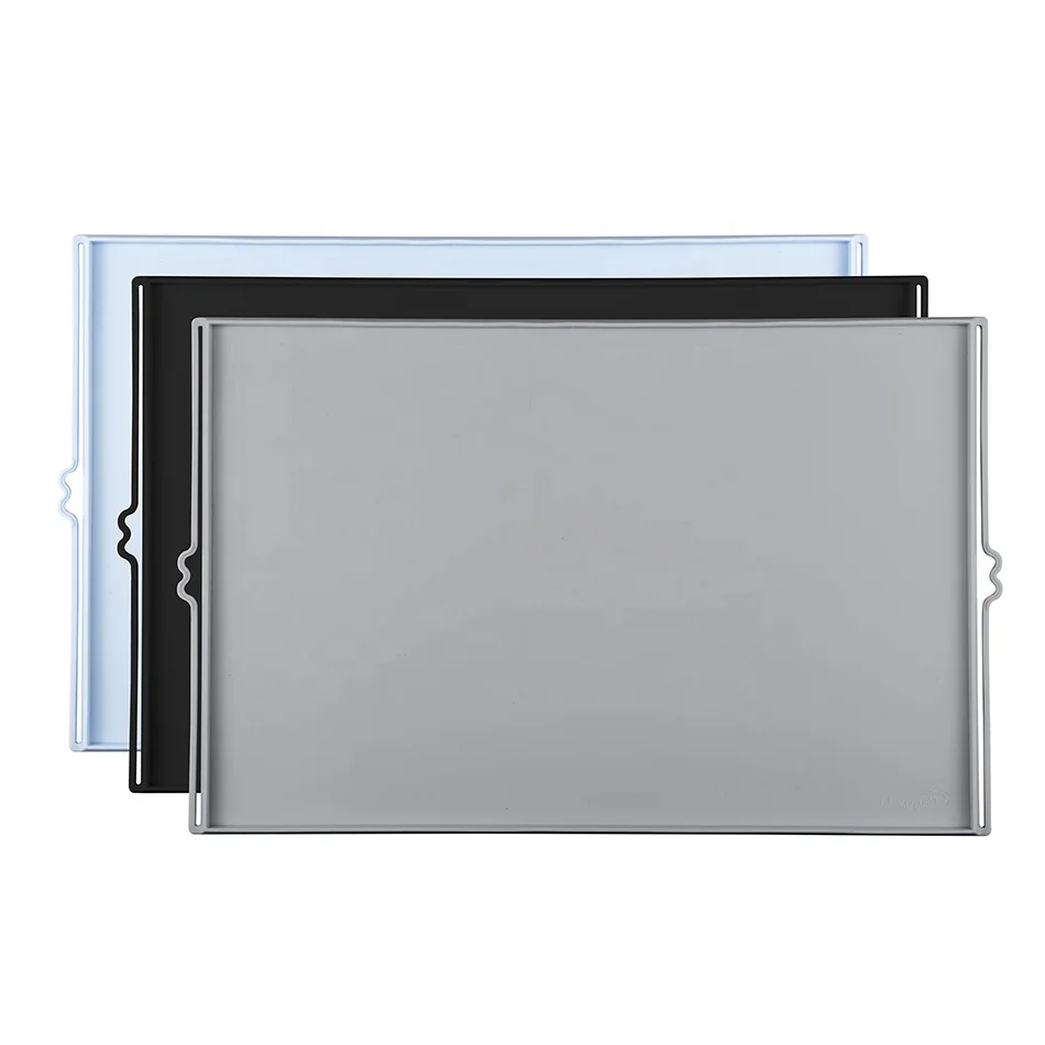 

FUTONG Hot Selling Dog Cat Food Mat, Gray