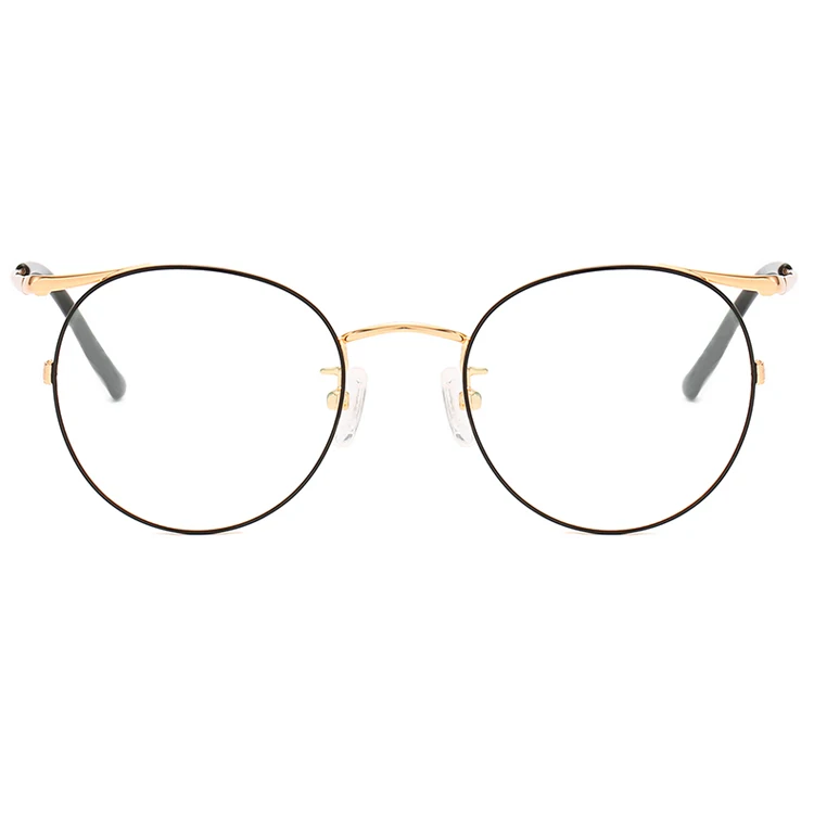 

2019 popular contracted metal glasses frames, As pictures