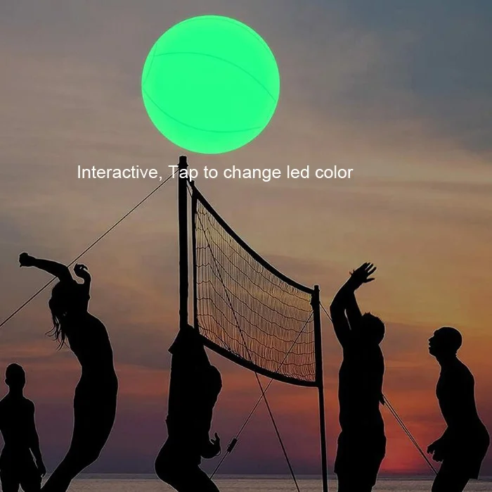 
Rechargeable Giant RGB Led Balloon Light for Beach Playing 