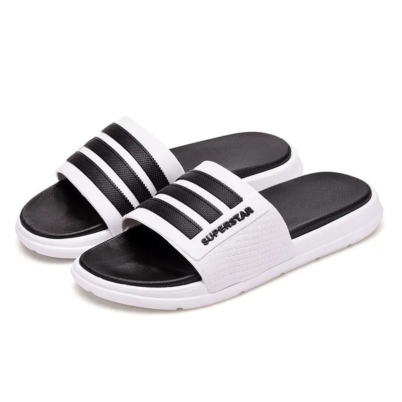 

Free shipping Custom Logo mens sliders Blue mans Slides Sandals Slides Footwear With Logo Custom Slippers, Picture