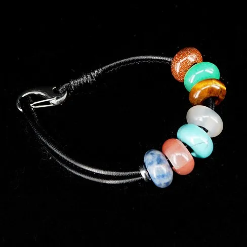 

Wholesale fashion polished natural jewelry stone necklace healing crystal bracelet for ladies
